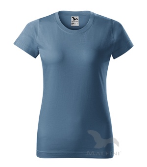 Basic T-shirt Damen denim | XL