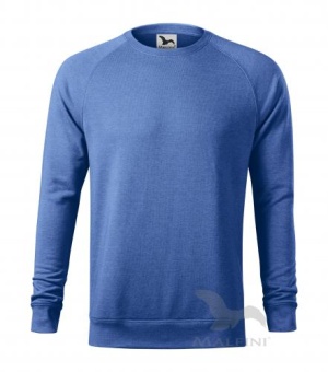 Merger Sweatshirt Herren blau melliert | M
