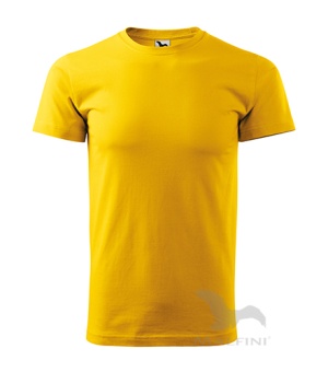 Basic T-shirt Herren gelb | M