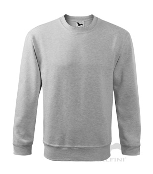 Essential Sweatshirt Herren/Kinder hellgrau melliert | 158 cm/12 Jahre
