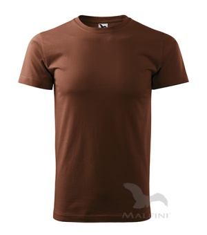 Basic T-shirt Herren schokolade | XS