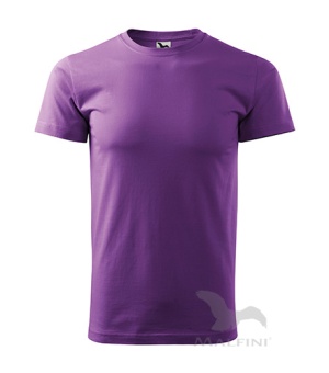 Basic T-shirt Herren lila | 2XL