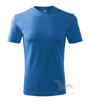 Heavy T-shirt unisex azureblau | S