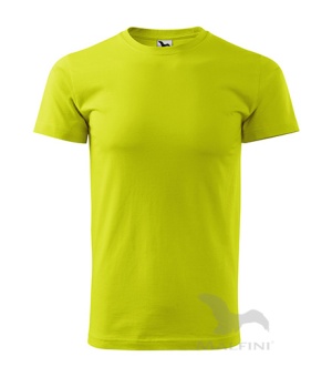 Basic T-shirt Herren zitronengrün | S