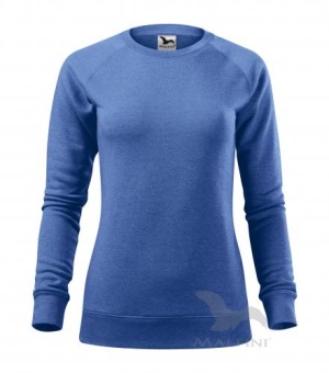 Merger Sweatshirt Damen blau melliert | M