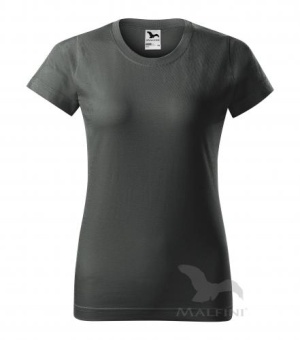 Basic T-shirt Damen dunkler schiefer | 2XL
