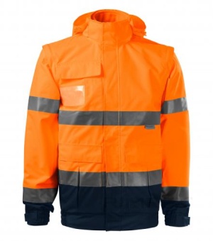 HV Guard 4 in 1 Jacke unisex fluoreszierendes orange | M