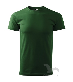 Basic T-shirt Herren flaschengrün | L
