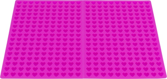 Trixie Backmatte mit Herzen, Silikon, 38 × 28 cm 